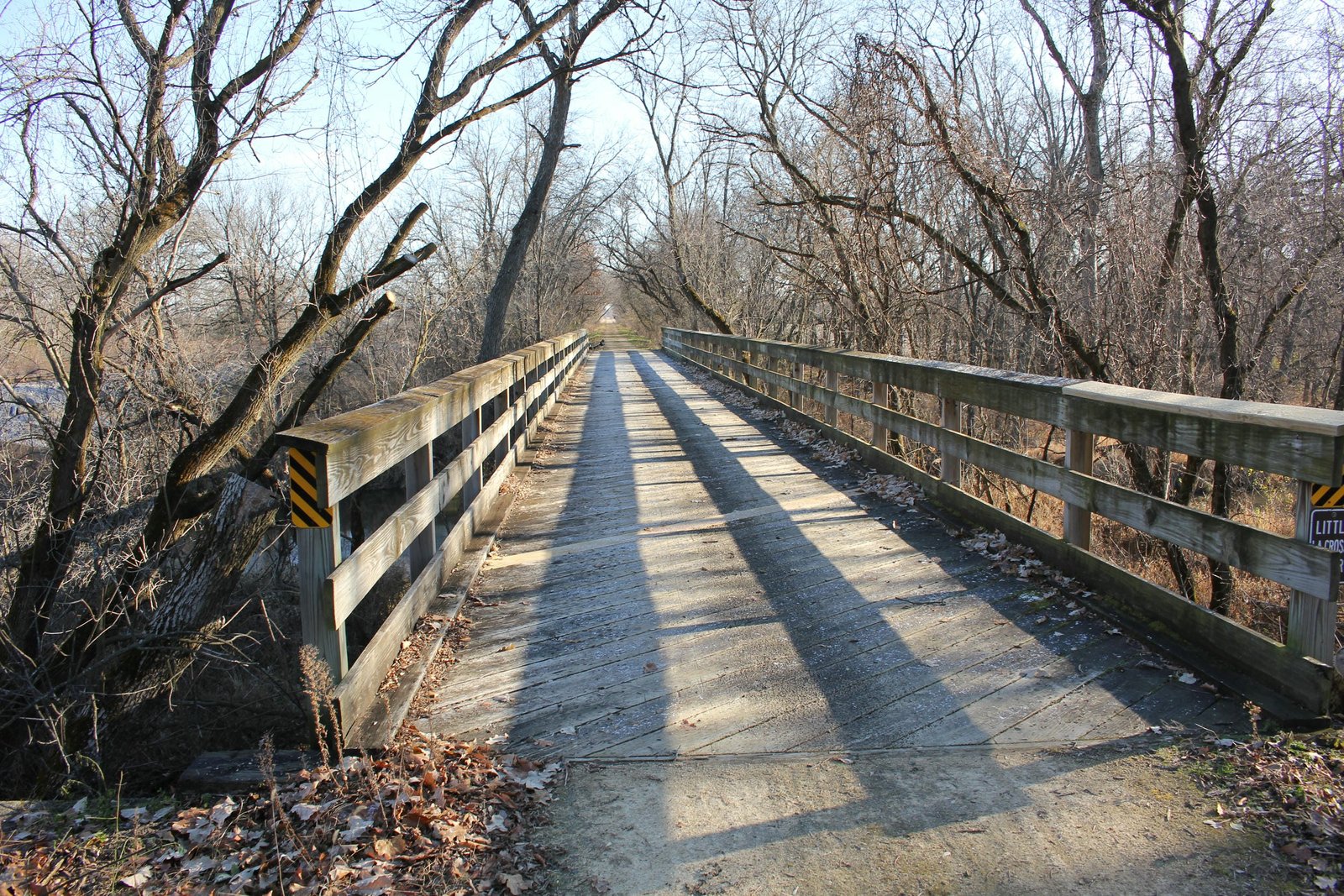 Looking east
